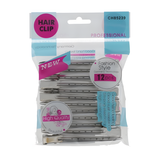 Metal Hair Clips 12 Pcs